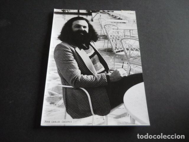 Photos of Singers: JUAN CARLOS CACERES CANTANTE ANTIGUA FOTOGRAFIA ORIGINAL 13 X 18 CM