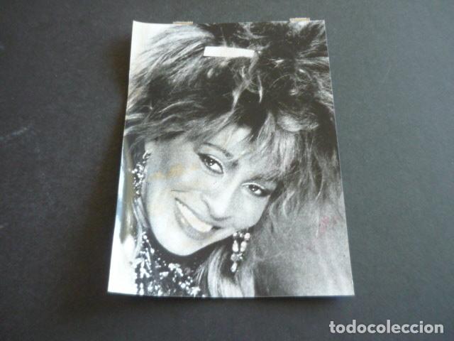 Photos of Singers: TINA TURNER CANTANTE ANTIGUA FOTOGRAFIA ORIGINAL 18 X 13 CM
