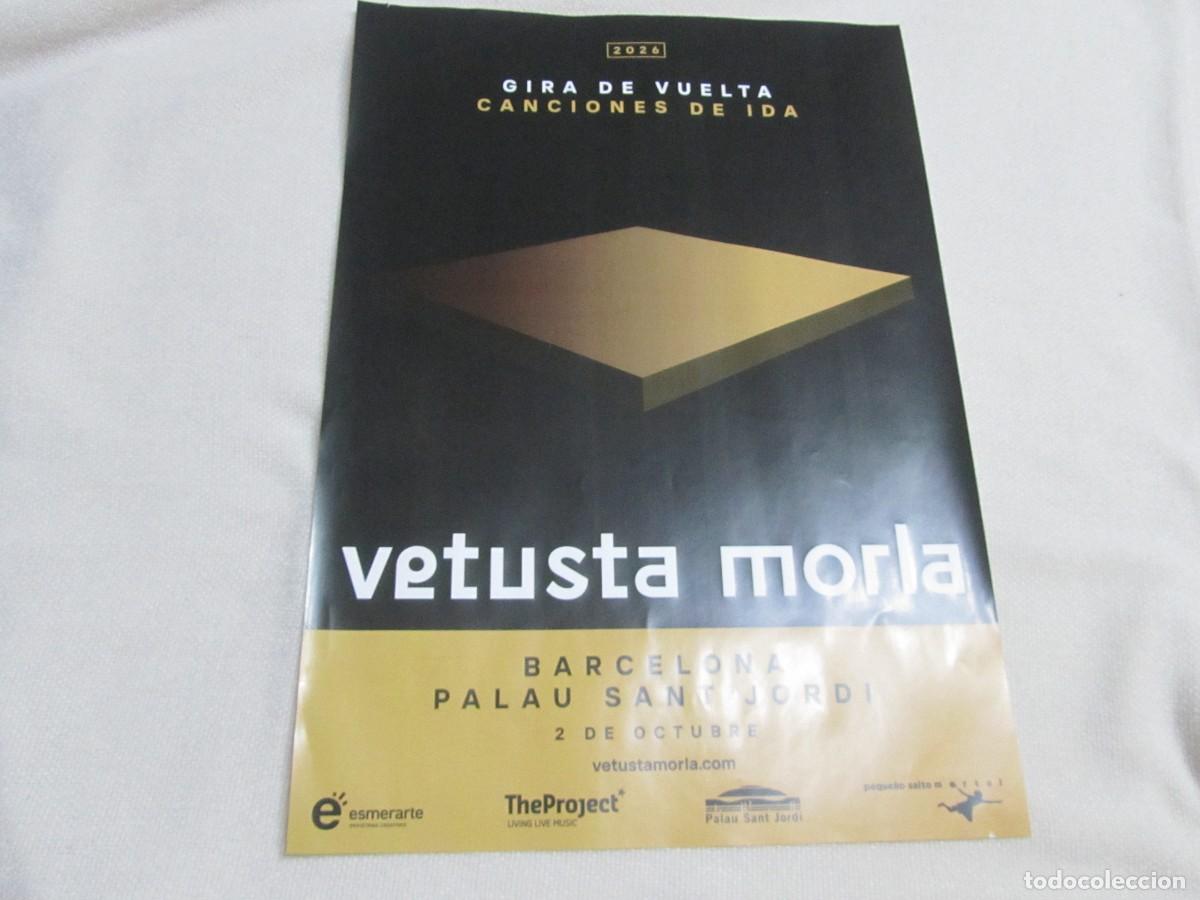 Fotos de Cantantes: VETUSTA MORLA, POSTER CONCIERTO DE BARCELONA PALAU SANT JORDI 2 OCTUBRE 2026