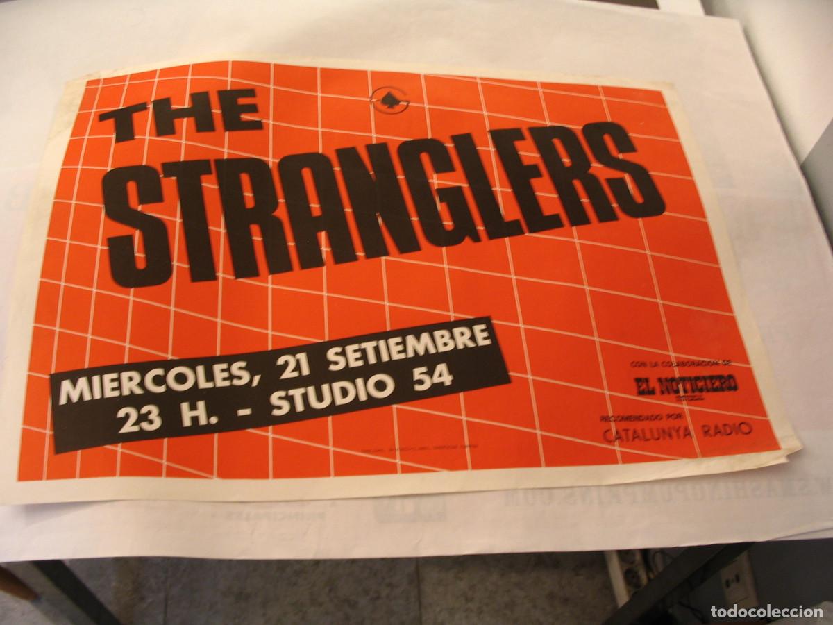 Fotos de Cantantes: STRANGLERS CARTEL ORIGINAL GIRA TOUR 1983 Barcelona 50X70 punk