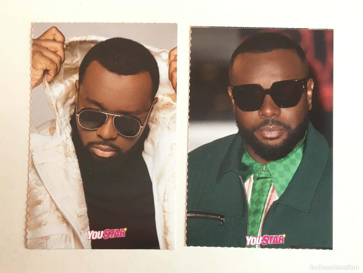 Fotos de Cantantes: GIMS (Ma&icirc;tre Gims) - Set of 2 Rare Collector Cards - YouStar Magazine 2024