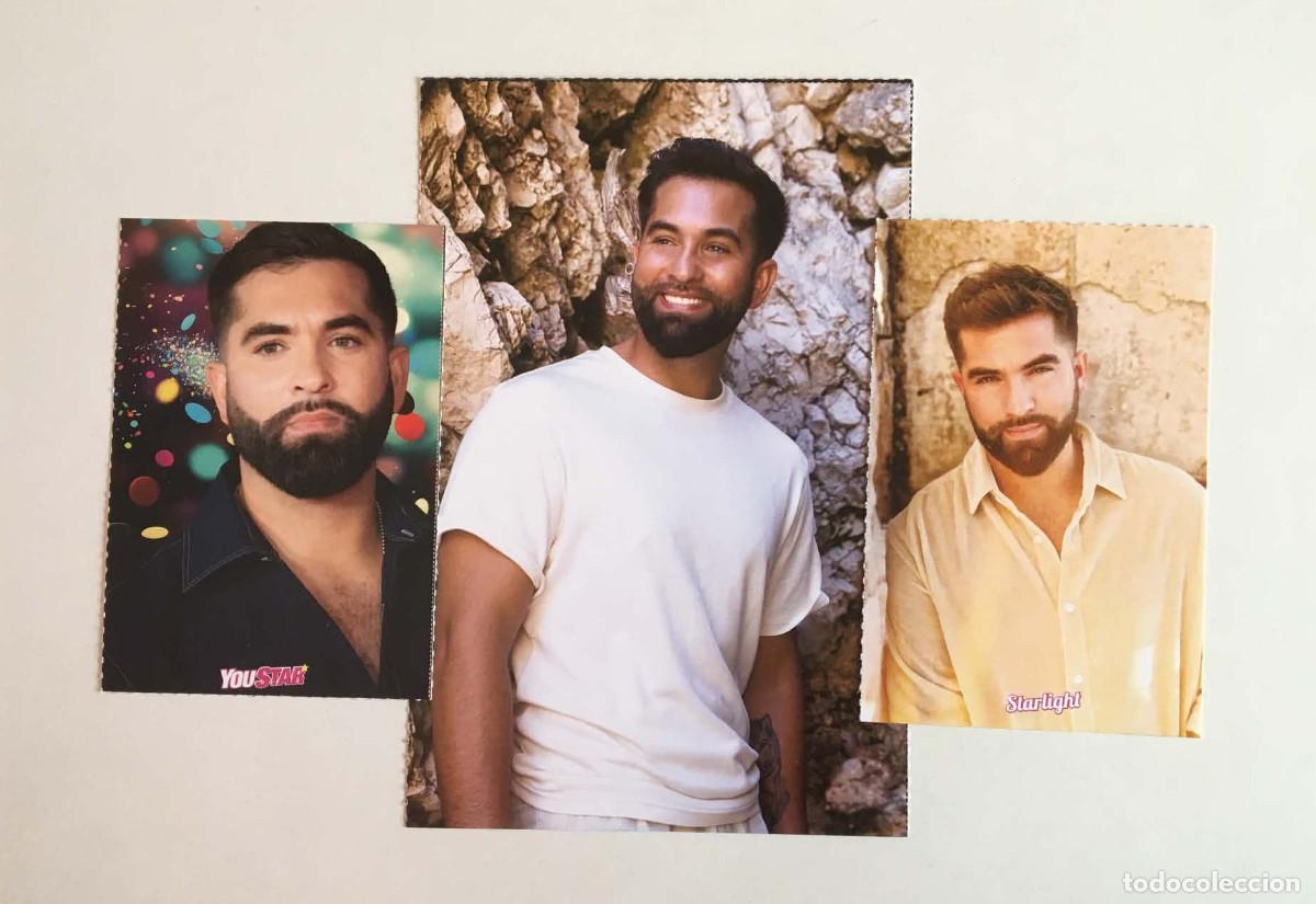 Fotos de Cantantes: KENDJI GIRAC Lot of 3 Collectible Cards - Starlight & YouStar France 2024 Music Gipsy Pop