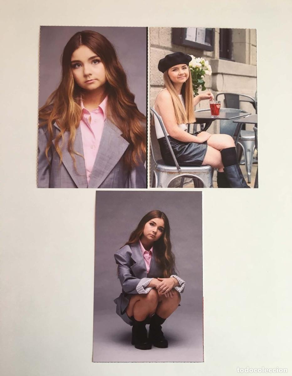 Fotos de Cantantes: VALENTINA (Eurovision Junior) Lot of 3 Collectible Cards - Starlight & YouStar France 2024 Music