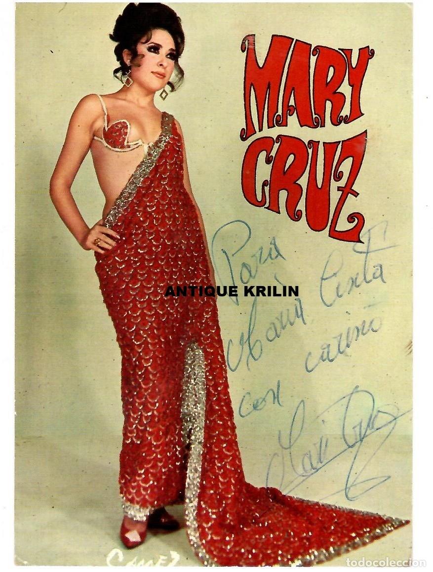 Fotos de Cantantes: POSTAL ARTISTA MARY CRUZ / EDICION BERGAS
