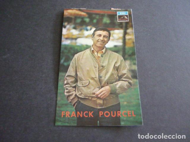 Fotos de Cantantes: FRANK POURCEL COMPOSITOR MUSICAL ANTIGUA TARJETA DISCOGRAFIA