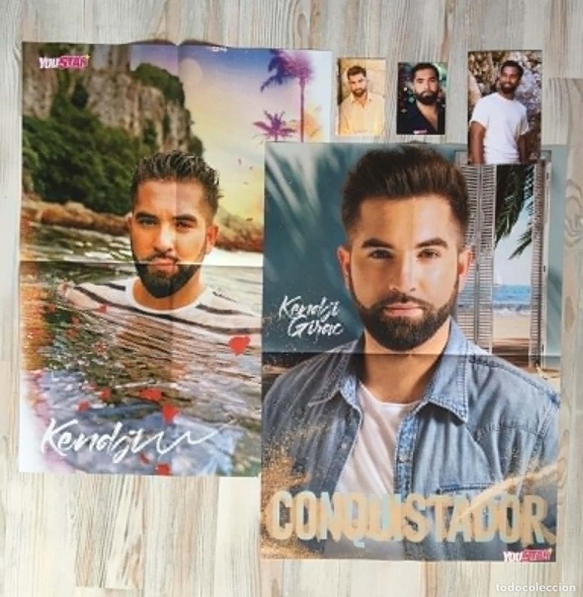 Fotos de Cantantes: KENDJI GIRAC Eva Queen BIGFLO & OLI Posters Cards YouStar Starlight France Music Gipsy Pop