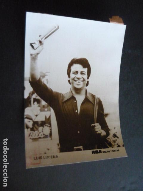 Photos of Singers: LUIS DE LUCENA CANTANTE ANTIGUA FOTOGRAFIA ORIGINAL 18 X 13 CM