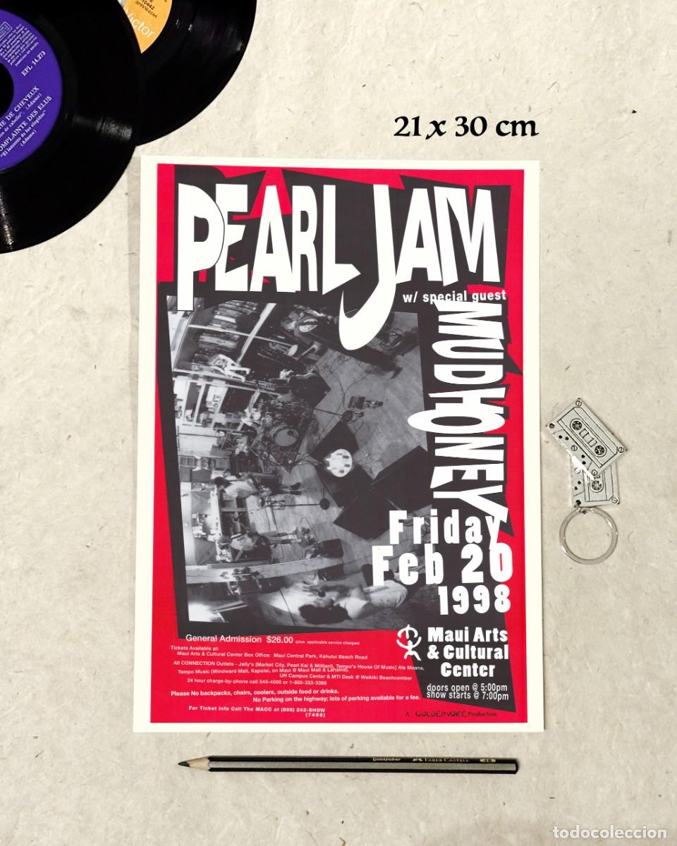 Fotos de Cantantes: Pearl Jam & Mudhoney 1998 - Reproducci&oacute;n P&oacute;ster 21x30