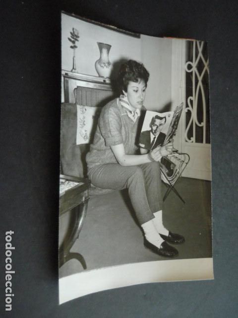Fotos von Musikern: ELIA FLETA CANTANTE ANTIGUA FOTOGRAFIA ORIGINAL 13 X 18 CM
