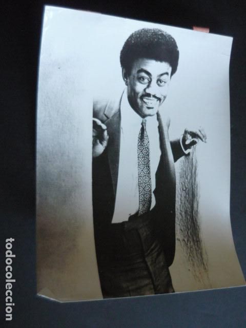 Photos de Chanteurs et Chanteuses: JOHNNY TAYLOR CANTANTE ANTIGUA FOTOGRAFIA ORIGINAL 24 X 18 CM