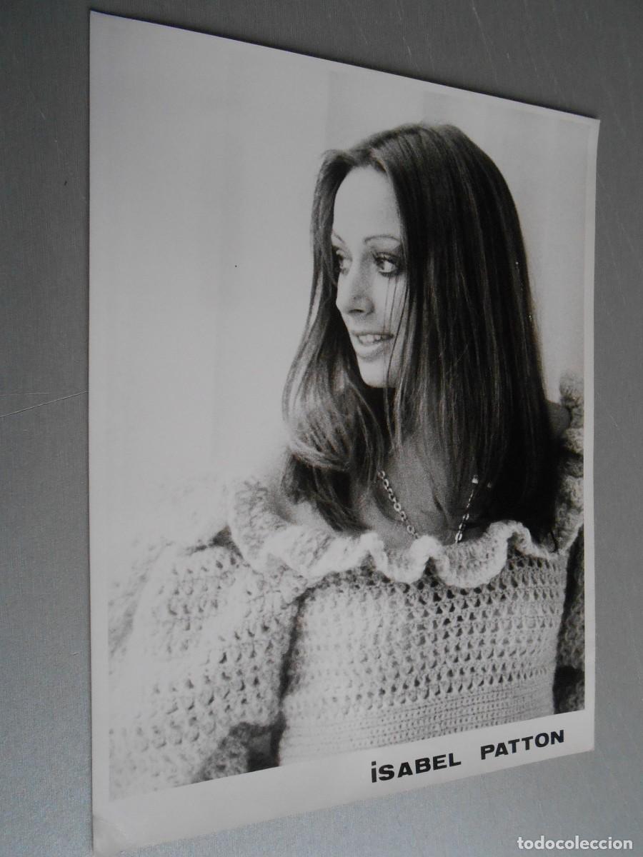 Fotos de Cantantes: FOTO de - ISABEL PATTON -, de 18 x 24 cms.