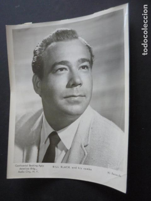 Photos of Singers: BILL BLACK GUITARRISTA ANTIGUA FOTOGRAFIA ORIGINAL 18 X 24 CM
