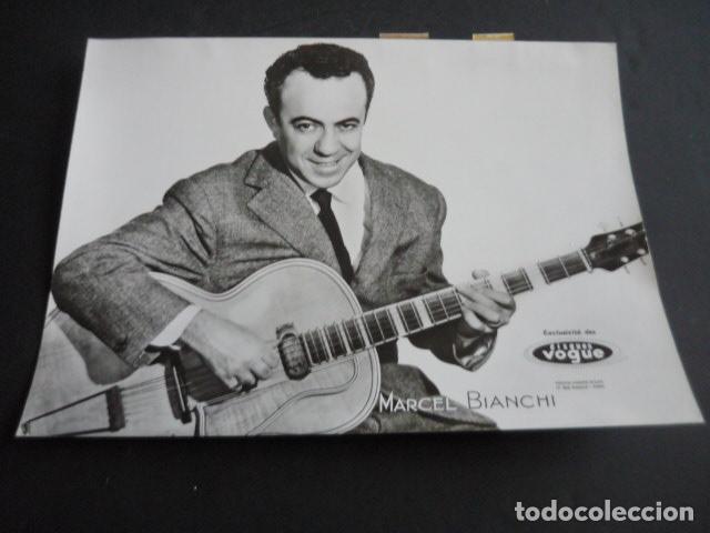 Fotos de Cantantes: MARCEL BIANCHI GUITARRISTA ANTIGUA FOTOGRAFIA ORIGINAL 18 X 24 CM