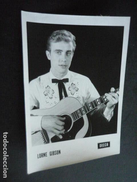 Fotos von Musikern: LORNE GIBSON CANTANTE ANTIGUA FOTOGRAFIA ORIGINAL 18 X 13 CM