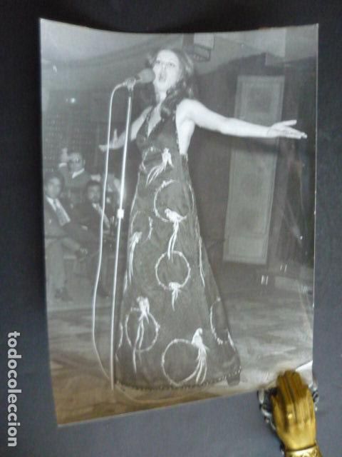 Foto di Cantanti: GRAZALEMA CANTANTE ANTIGUA FOTOGRAFIA ORIGINAL 24 X 18 CM