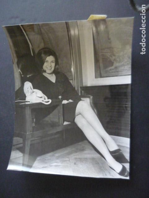 Foto di Cantanti: MAGDALENA IGLESIAS CANTANTE ANTIGUA FOTOGRAFIA ORIGINAL 24 X 18 CM