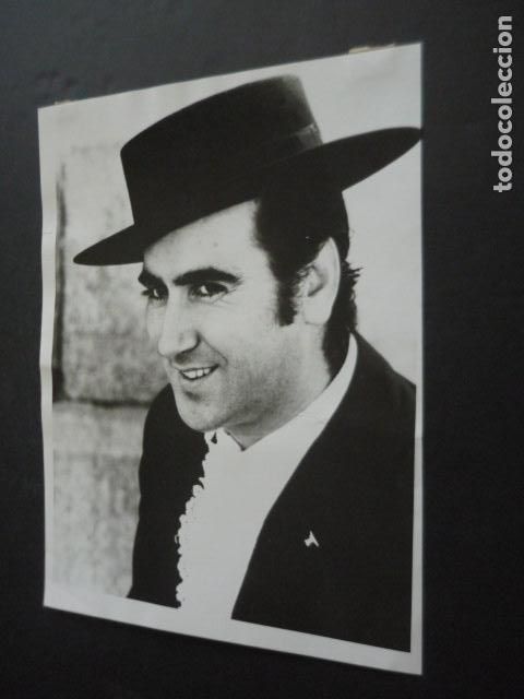 Fotos de Cantantes: NARANJITO DE TRIANA CANTAOR FLAMENCO ANTIGUA FOTOGRAFIA ORIGINAL 18 X 24 CM