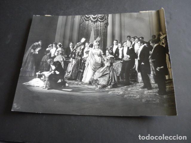 Photos de Chanteurs et Chanteuses: OPERA LA TRAVIATA ANTIGUA FOTOGRAFIA ORIGINAL 24 X 18 CM