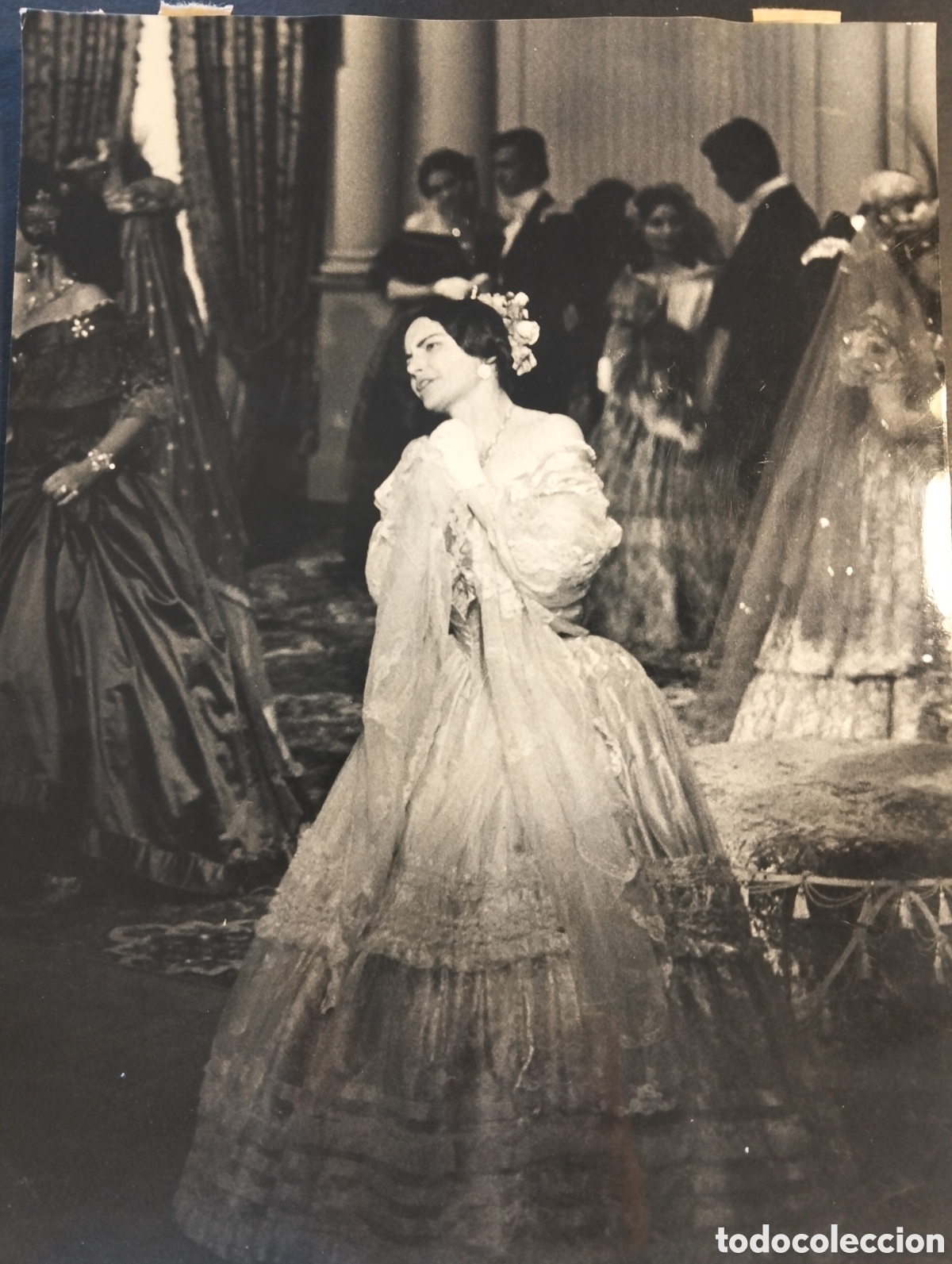 Fotos de Cantantes: FRANCA FABRI SOPRANO CANTANTE DE OPERA ANTIGUA FOTOGRAFIA ORIGINAL 24 X 18 CM
