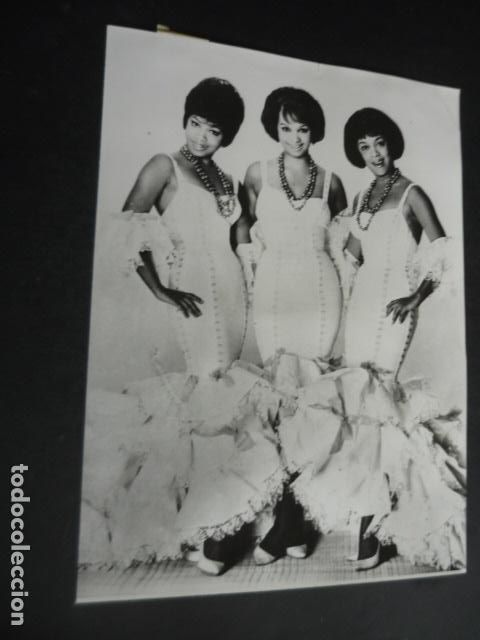 Photos de Chanteurs et Chanteuses: HERMANAS BENITEZ CANTANTES ANTIGUA FOTOGRAFIA ORIGINAL 24 X 18 CM
