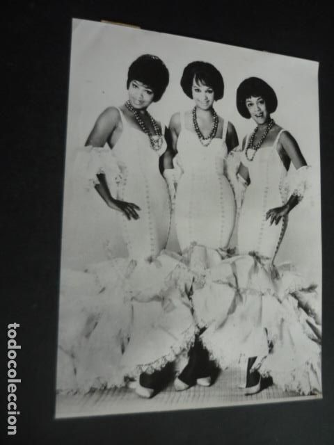 Fotos von Musikern: HERMANAS BENITEZ CANTANTES ANTIGUA FOTOGRAFIA ORIGINAL 24 X 18 CM