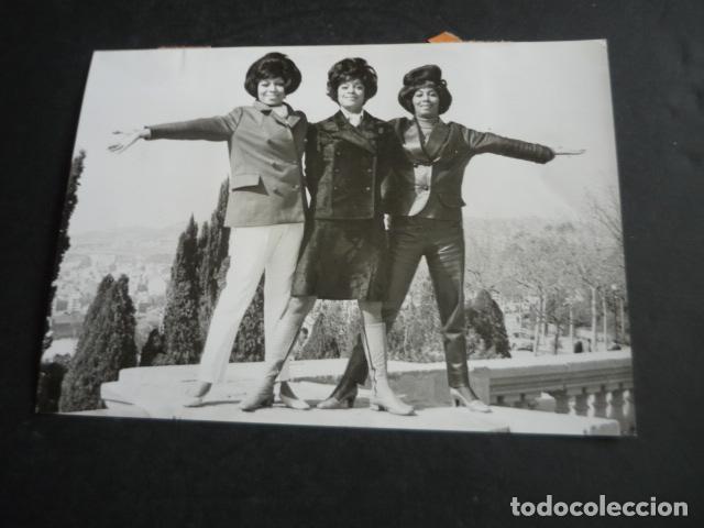 Photos de Chanteurs et Chanteuses: HERMANAS BENITEZ CANTANTES ANTIGUA FOTOGRAFIA ORIGINAL 12 X 18 CM