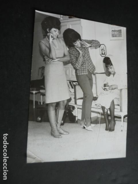 Photos de Chanteurs et Chanteuses: HERMANAS BENITEZ CANTANTES ANTIGUA FOTOGRAFIA ORIGINAL 12 X 18 CM