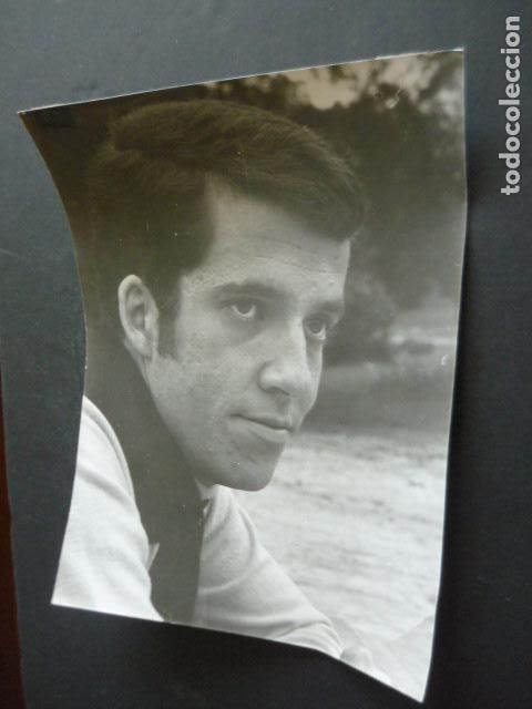 Fotos von Musikern: EDUARDO BOHR CANTANTE ANTIGUA FOTOGRAFIA ORIGINAL 18 X 24 CM