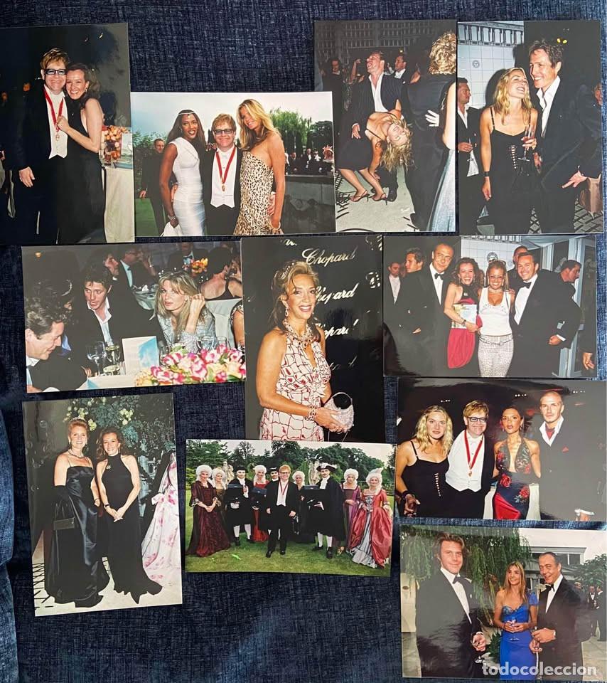 Fotos de Cantantes: Elton John : White tie and tiara ball 11 photos presse originales