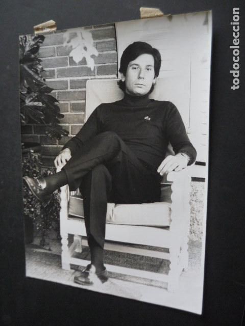 Photos de Chanteurs et Chanteuses: CARLOS ANTON CANTANTE ANTIGUA FOTOGRAFIA ORIGINAL 24 X 18 CM