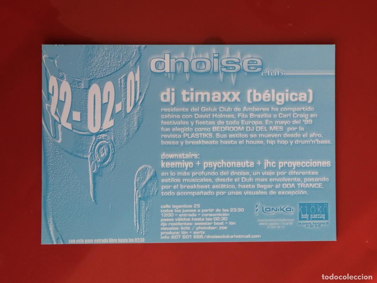 Photos de Chanteurs et Chanteuses: POSTAL 18570 NUEVA-DNOISE CLUB MADRID -MUSICA FLYER