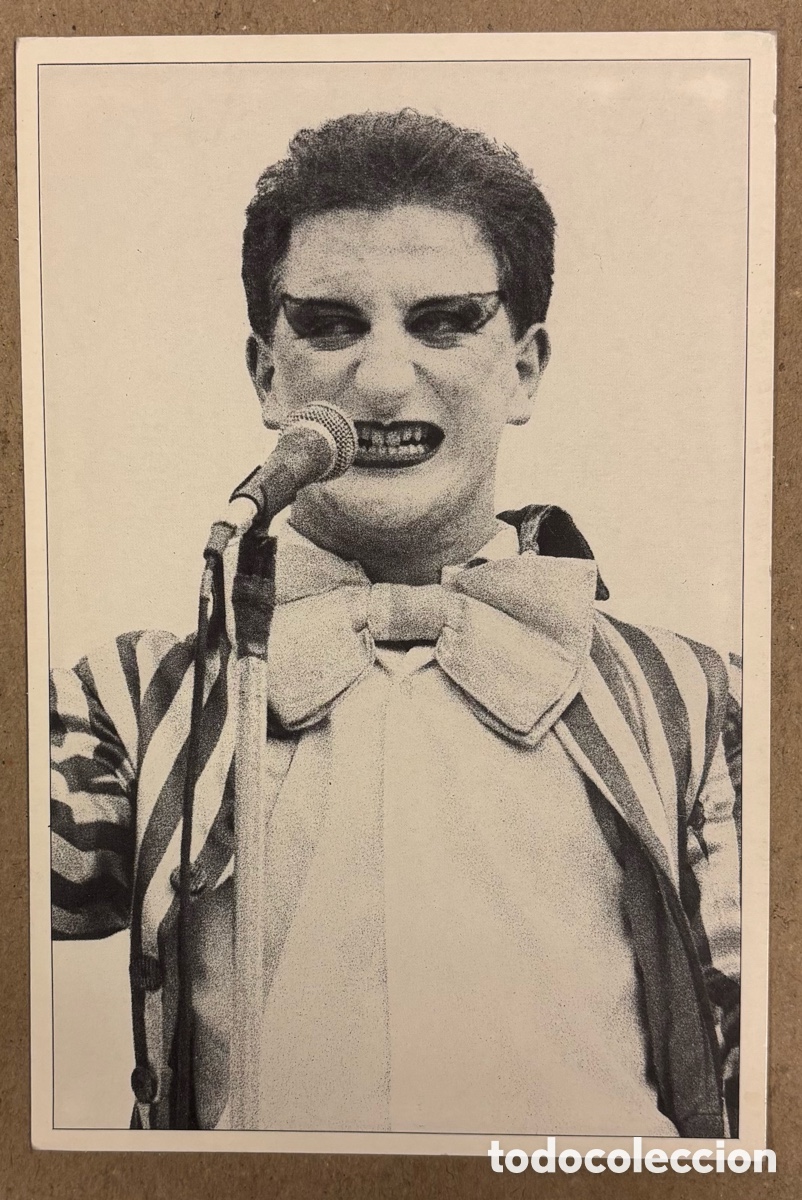 Fotos von Musikern: JAVIER GURRUCHAGA. POSTAL SIN CIRCULAR CONCIERTO LA ORQUESTA MONDRAG&Oacute;N BILBAO DE 1978.