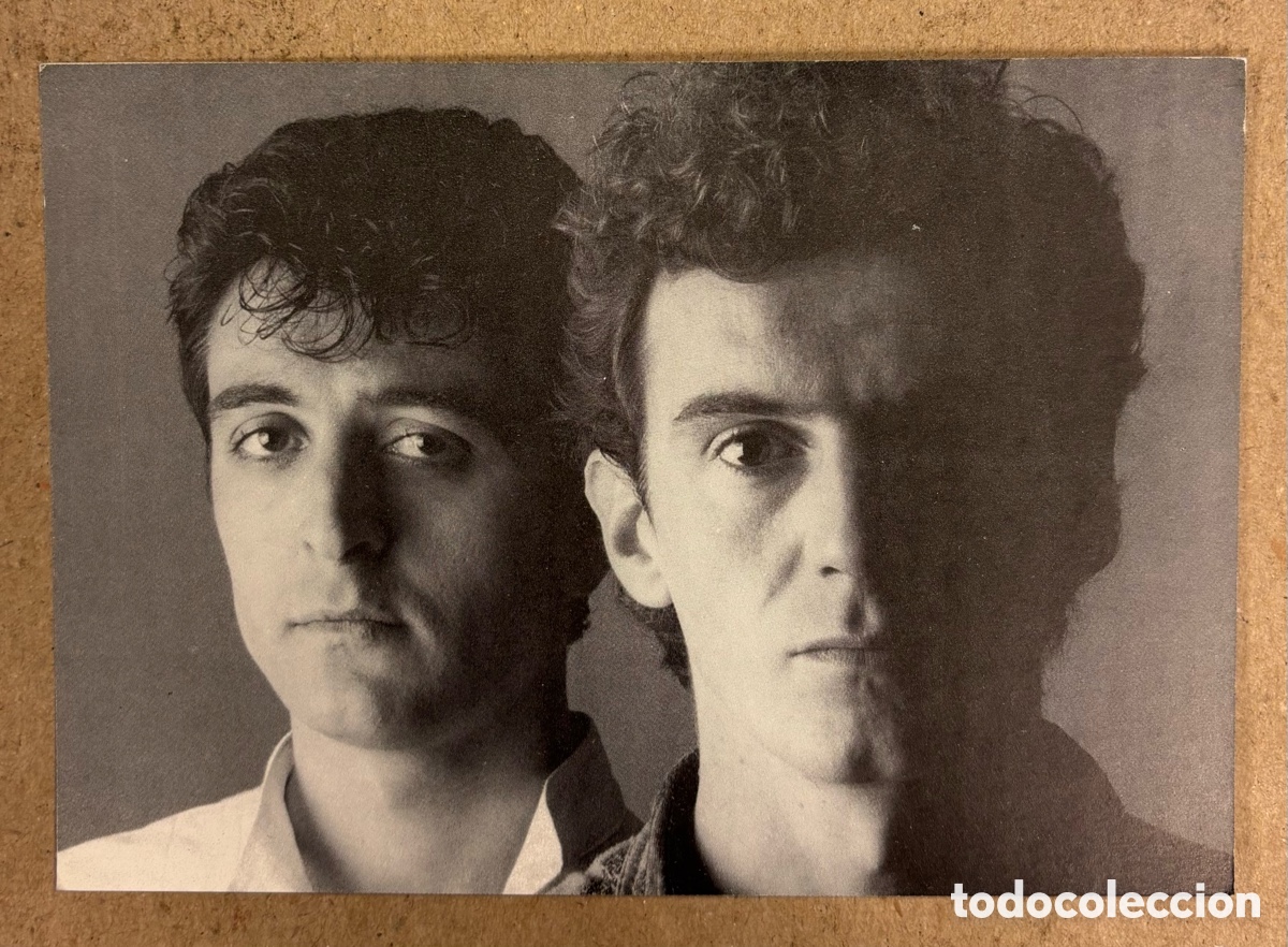 Fotos de Cantores: EL &Uacute;LTIMO DE LA FILA &ldquo;COMO LA CABEZA AL SOMBRERO&rdquo; (1988). POSTAL SIN CIRCULAR PROMOCIONAL.