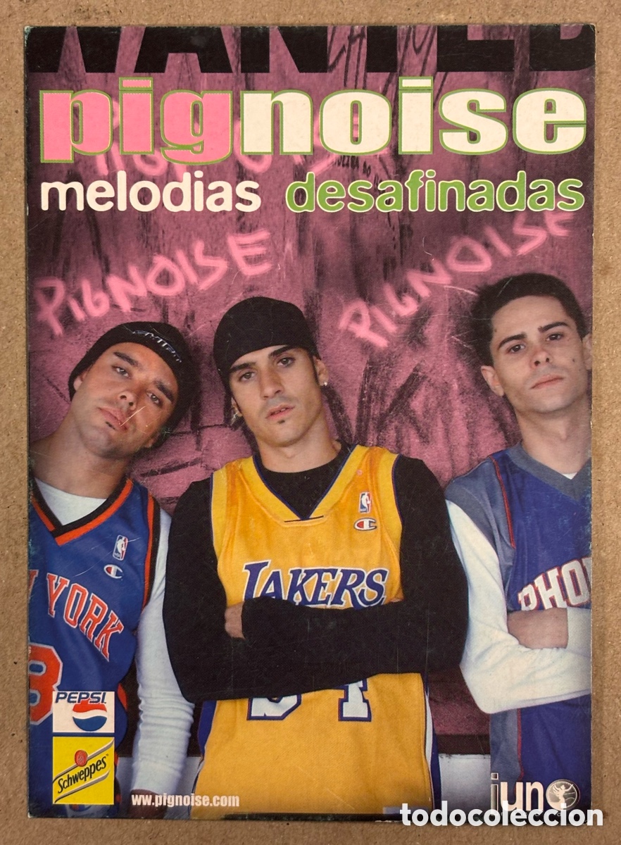 Photos of Singers: PIGNOISE &ldquo;MELOD&Iacute;AS DESCAFEINADAS&rdquo; (2003). POSTAL SIN CIRCULAR PROMOCIONAL. PEPSI.