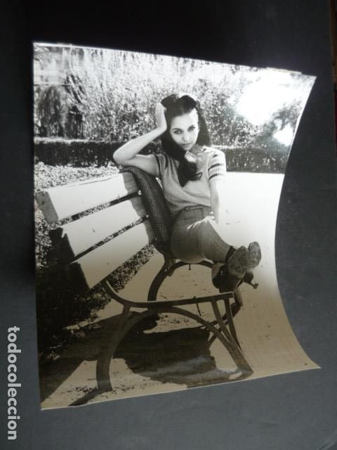 Fotos de Cantantes: SILVANA VELASCO CANTANTE ANTIGUA FOTOGRAFIA ORIGINAL 24 X 18 CM