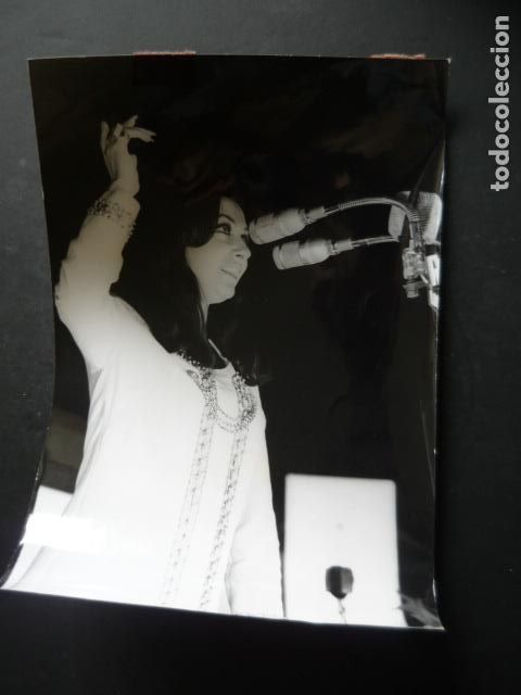 Fotos de Cantantes: SILVANA VELASCO CANTANTE ANTIGUA FOTOGRAFIA ORIGINAL 18 X 24 CM
