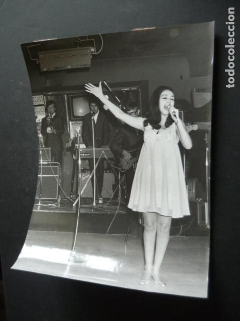 Fotos de Cantantes: SILVANA VELASCO CANTANTE ANTIGUA FOTOGRAFIA ORIGINAL 18 X 24 CM