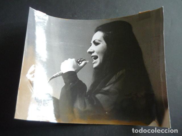 Fotos de Cantantes: SILVANA VELASCO CANTANTE ANTIGUA FOTOGRAFIA ORIGINAL 18 X 24 CM