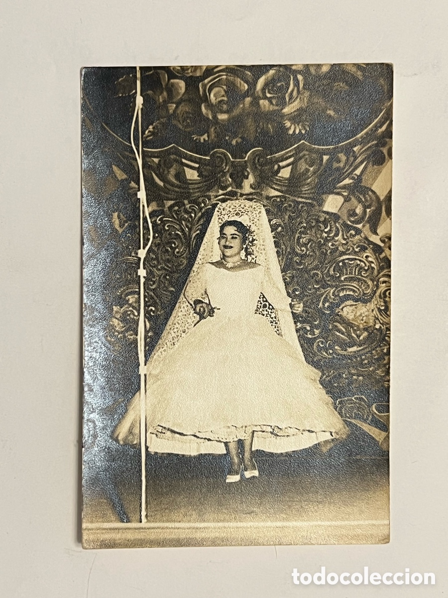 Fotos von Musikern: C&Aacute;NDIDA PEREZ. Estrella de la canci&oacute;n espa&ntilde;ola y flamenca.. (h.1960?) Fotograf&iacute;a Medidas: 14 x 9