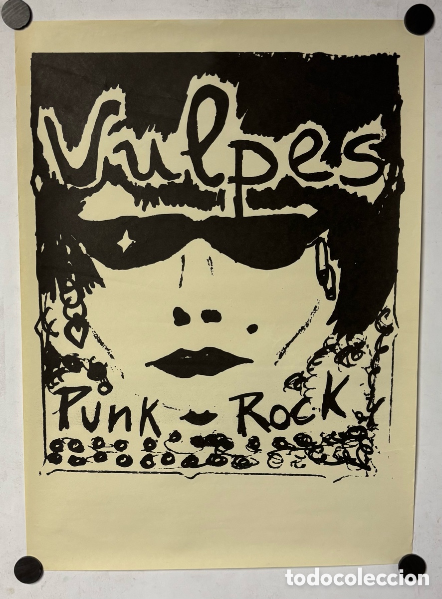 Photos de Chanteurs et Chanteuses: VULPES. HIST&Oacute;RICO CARTEL ORIGINAL DE LA BANDA PUNK BILBA&Iacute;NA. (PRIMEROS A&Ntilde;OS 80).