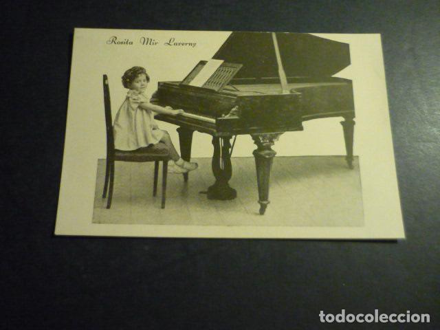 Fotos de Cantantes: ROSITA MIR LAVERNY NI&Ntilde;A PIANISTA TARJETA
