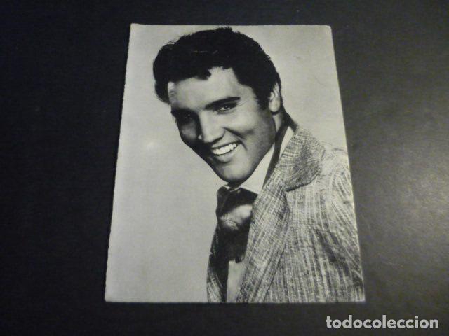 Fotos de Cantores: ELVIS PRESLEY CANTANTE FOTO FICHA OBSEQUIO DE ROMANTICA