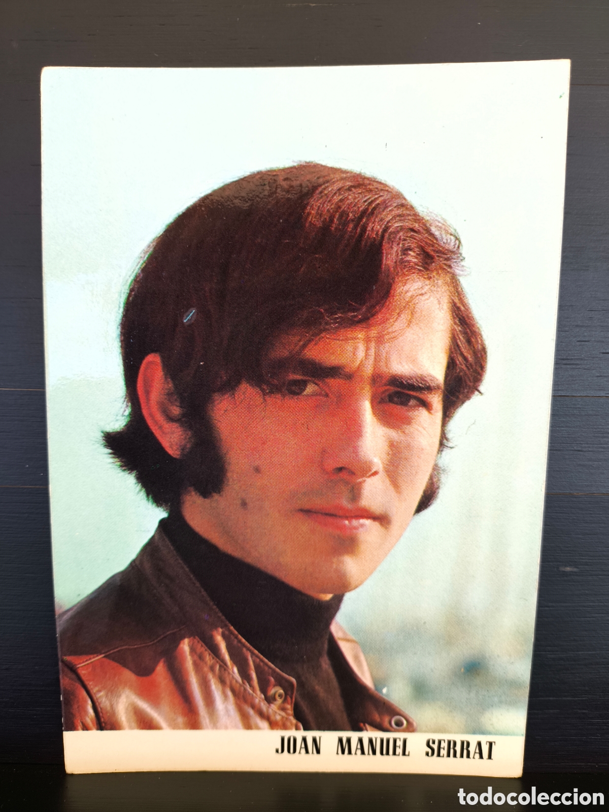 Fotos de Cantantes: Tarjeta fotogr&aacute;fica promocional discograf&iacute;a Joan Manuel Serrat discogr&aacute;fica Discos Novola 1969