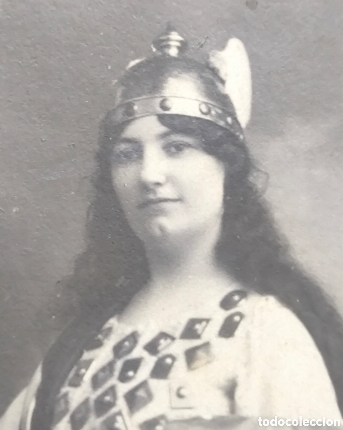 Fotos de Cantantes: LAURA CERVERA CANTANTE &Oacute;PERA POSTAL FOTOGR&Aacute;FICA TEATRE LICEU WALKIRIA BARCELONA C. 1915