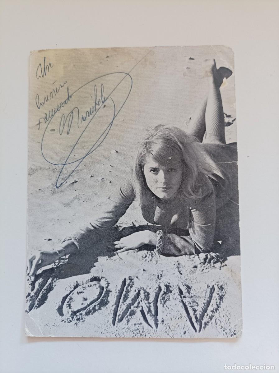 Fotos de Cantantes: FOTOGRAFIA PROMOCIONAL. Cantante espa&ntilde;ola Marichela (Mar&iacute;a del Carmen Torres Ballester) DEDICATORIA
