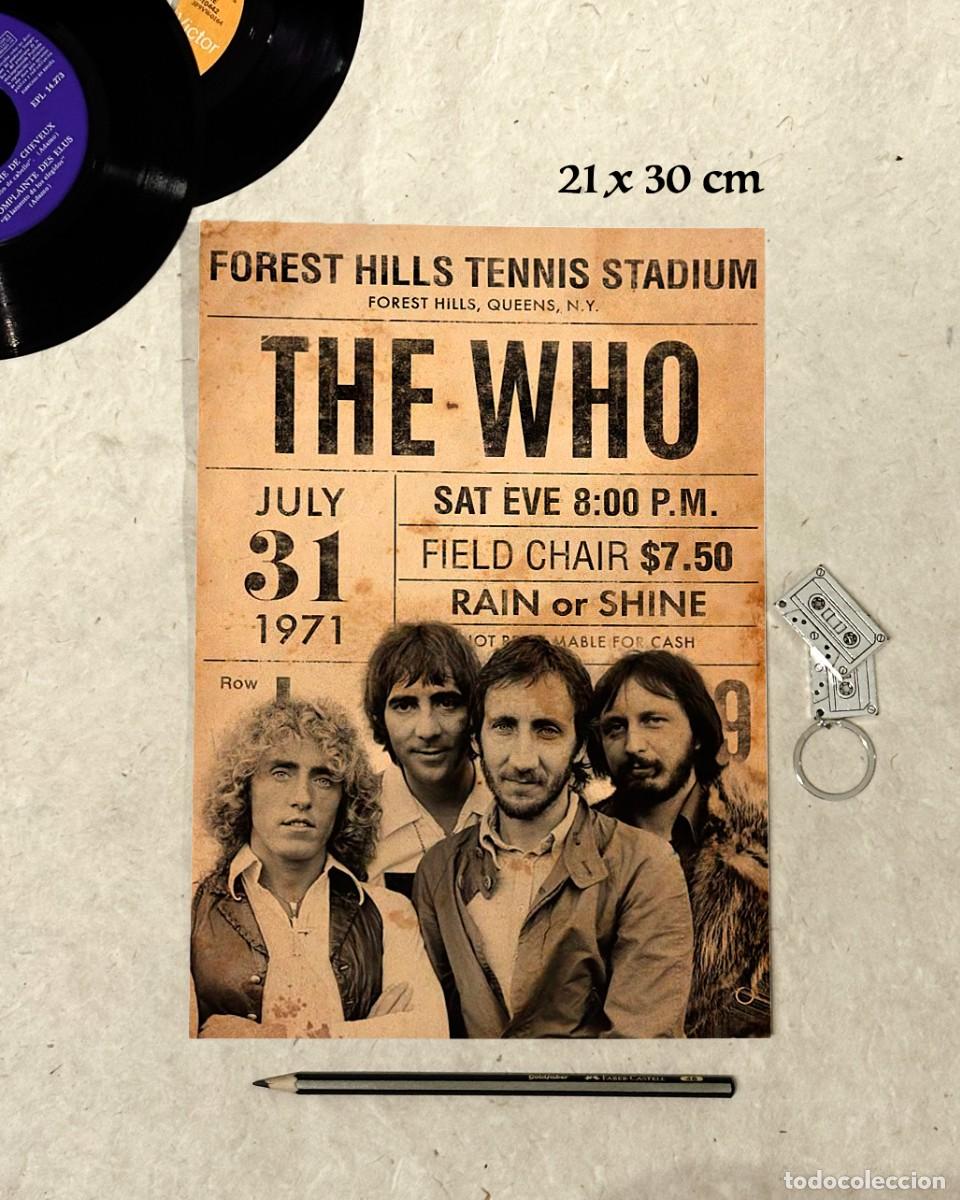Fotos de Cantantes: The Who Forest Hills 1971 - Reproducci&oacute;n P&oacute;ster 21x30