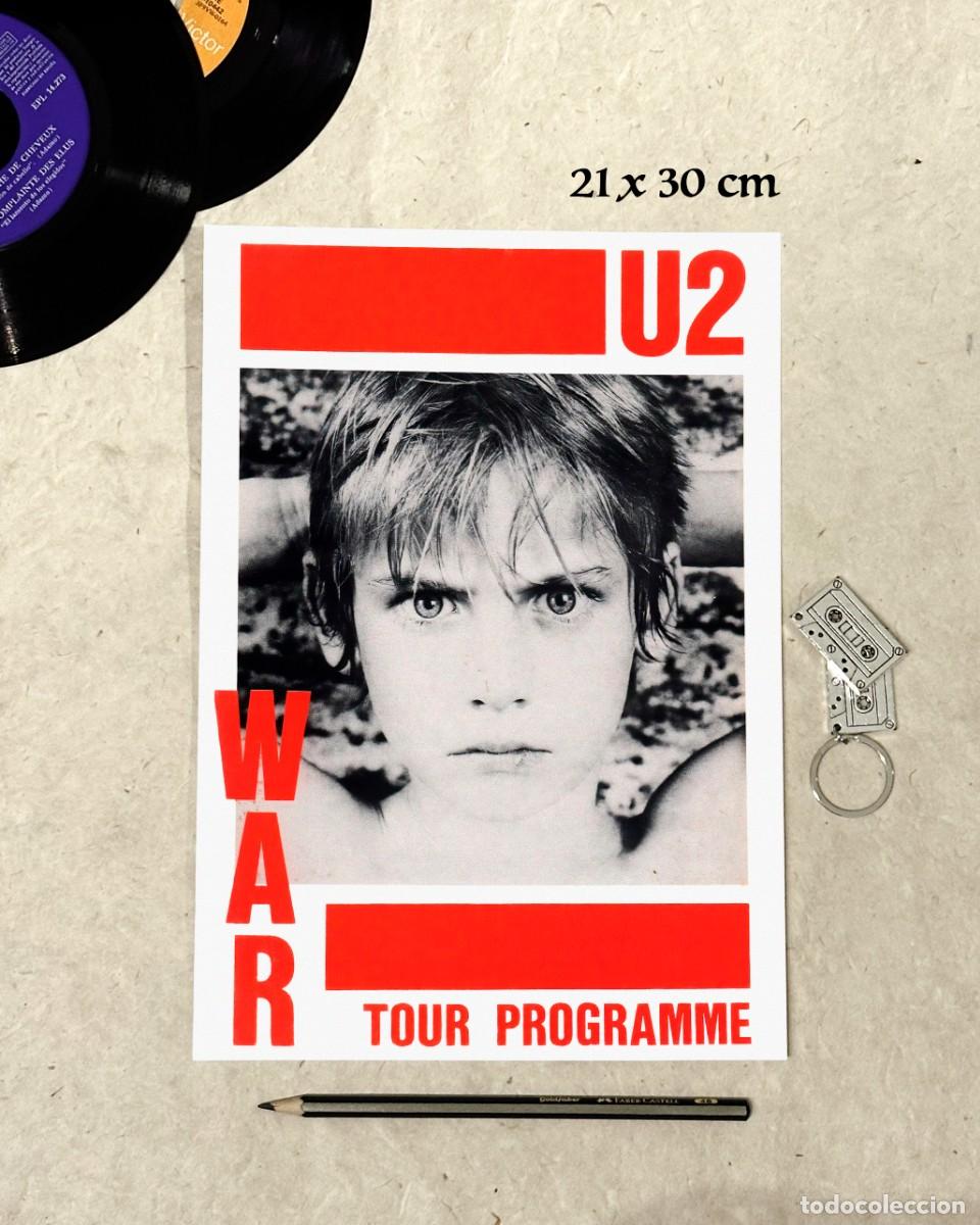 Fotos von Musikern: U2 - War - Tour Programme - Reproducci&oacute;n P&oacute;ster 21x30