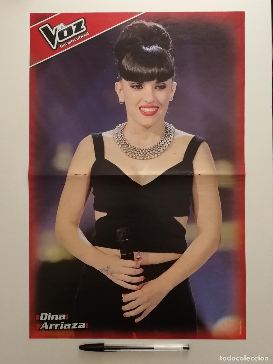 Fotos de Cantantes: POSTER COLECCIONABLE -A3- DINA ARRIAZA - MUSICA - LA VOZ - JAUME MAS