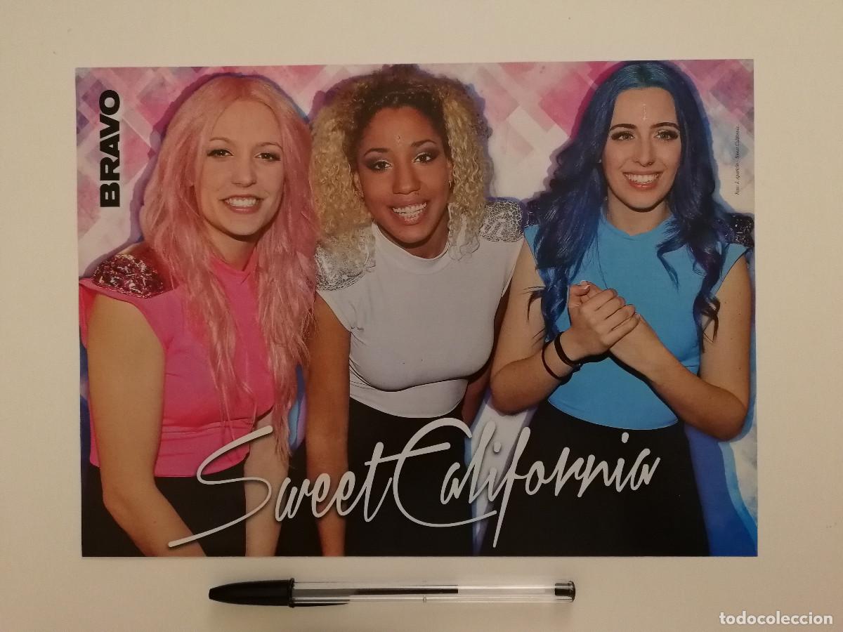 Fotos de Cantantes: FICHA COLECCIONABLE -A4- SWEET CALIFORNIA - MUSICA - MERLI