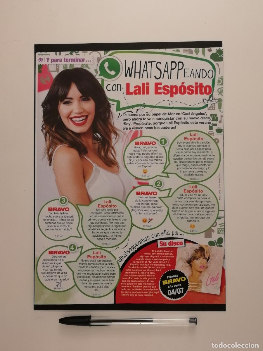 Fotos de Cantantes: ANUNCIO ACARTONADO -A4- Lali Esp&oacute;sito - MUSICA - LAMINA PUBLICIDAD
